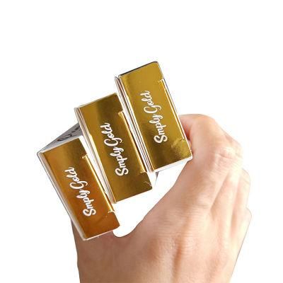 Custom 1ml Atomizer Gold Foil Vape Cartridge Packaging