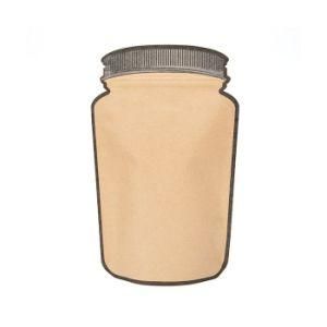 Special Shape Jar Pouch Reusable Stand up Plastic Zipper Bag