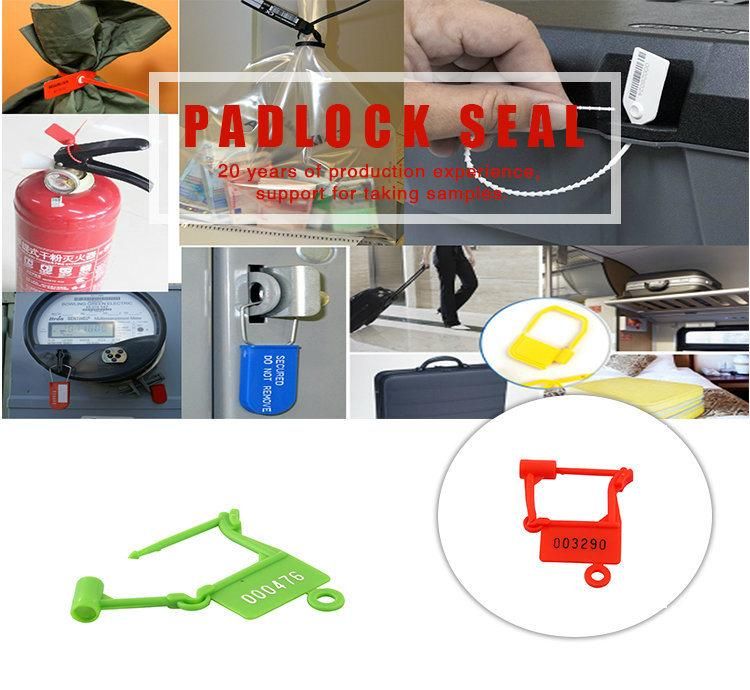 Easy Lock Plastic Padlock Seal for Packaging for Postal Bags