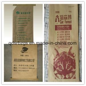 China Made Cat Litter Kraft Paper Woven Bag