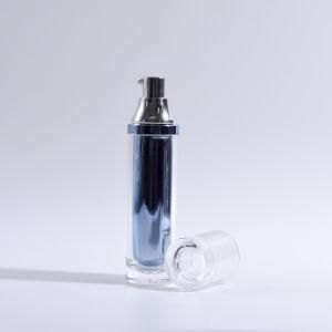 50ml Fancy Cylinder Acrylic Lotion Bottle (EF-17050)