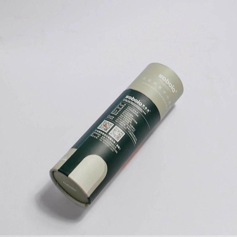 Custom Dry Resistance Seal Packaging Box Green Original Paper Tube