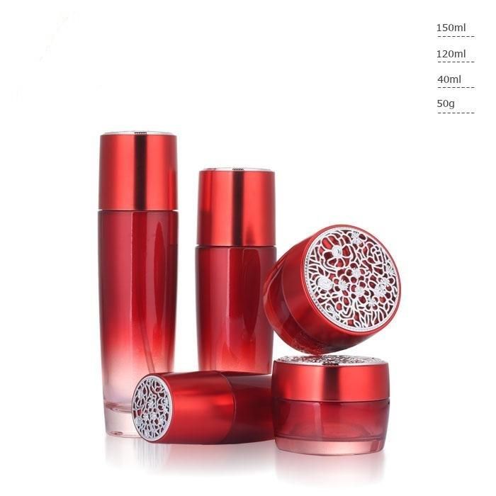 Ll09 Cosmetics Packaging Acrylic Bottle Round Cream Bottle Have Stock