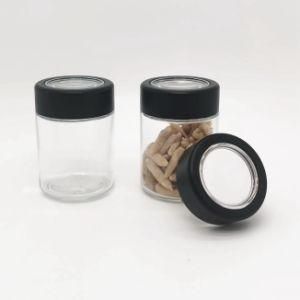 Hot Sale 2oz 3oz 4oz Air Tight Sealed Storage Jar Magnifying Viewing Jar with Child Resistant Lid
