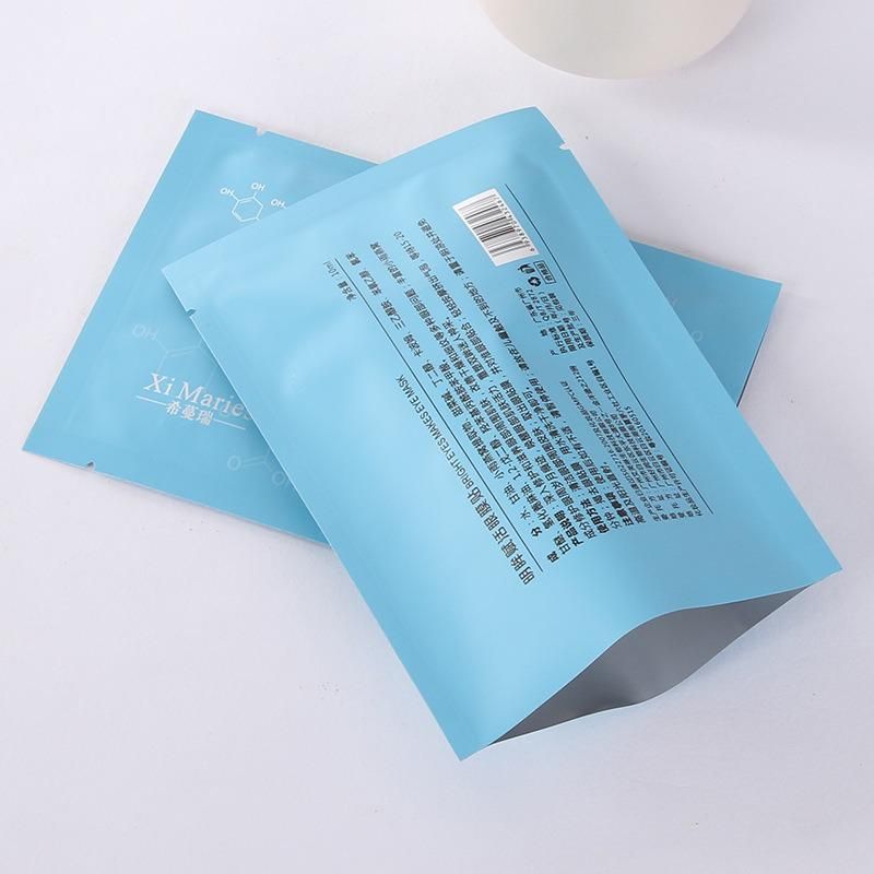 Foil Laminated 3-Side Seal Make-up Mask Packaging Bag