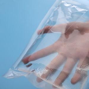 Transparent Frozen Food Packaging Bags PA/PE Emboss Clothes Vacuum Seal Bags