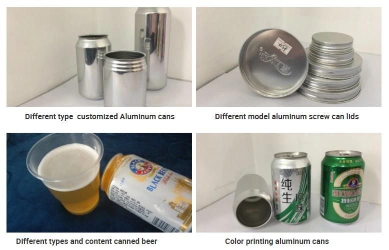 Pet Can Lids Aluminum Beer Can Lid with Custom Color Printing