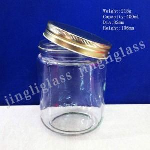 400 Ml Glass Jar with Metal Lid