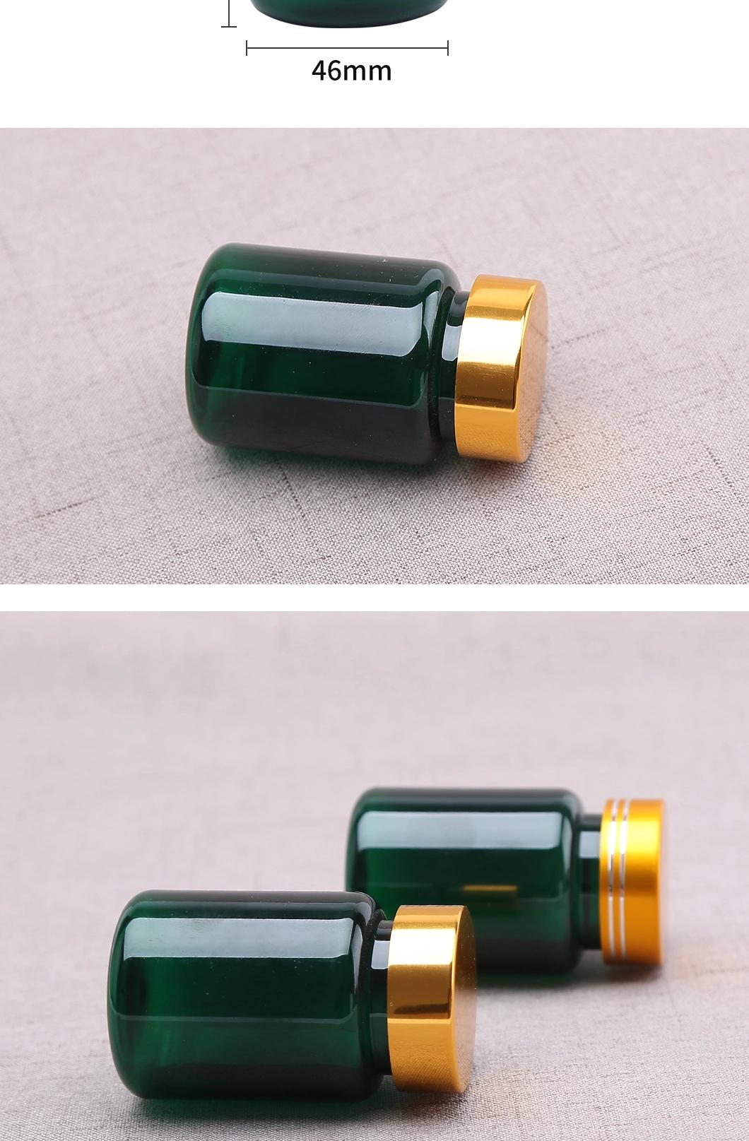 80ml Green Pet Plastic Medicine Capsule Health Care Packaging Bottle