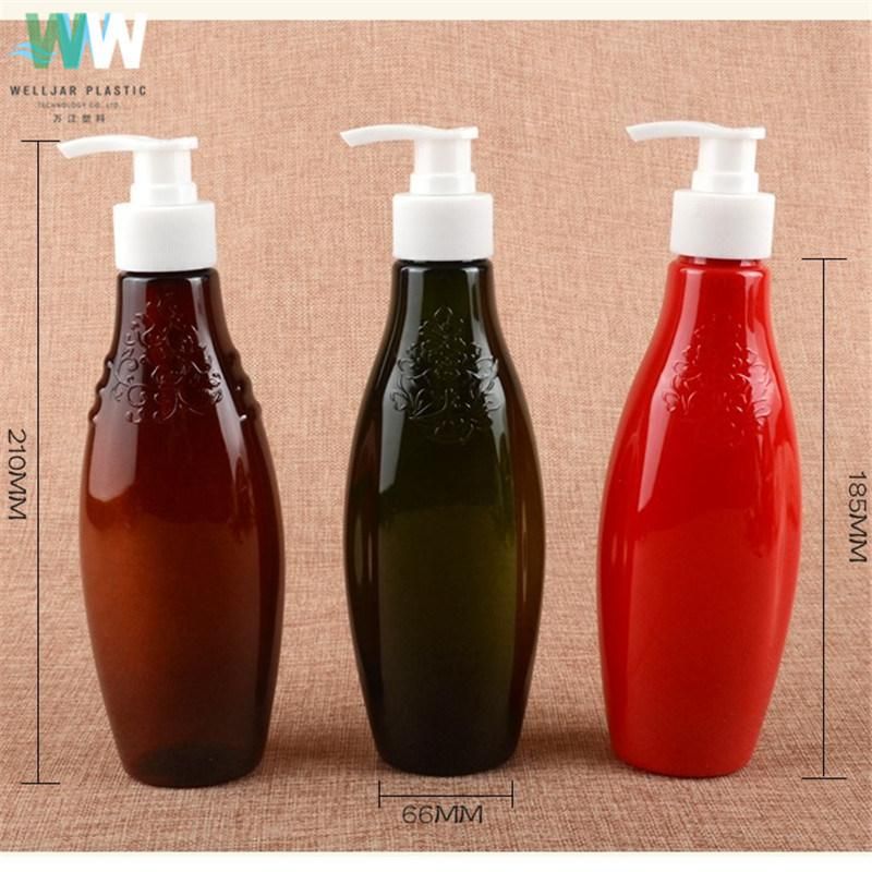 550ml Pet Shaped Empty Pump Bottle for Shampoo