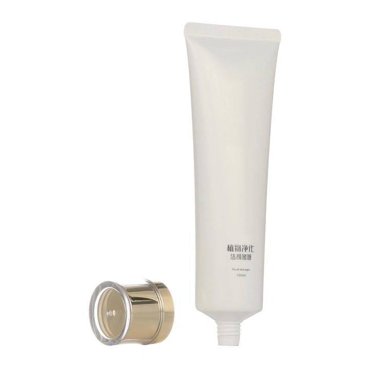 Cream Cosmetic White Conditioner Clear Lotion Custom Squeeze Eco Friendly Body Empty Soft Plastic Tube