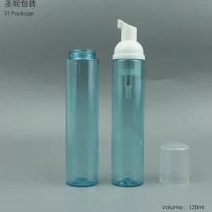 120 Ml Blue Clear Plastic Foam Bottle with 30/410 Foam Pump