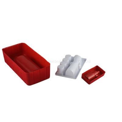 Luxury Red Wine Gift Flocking Blister Packing Trays