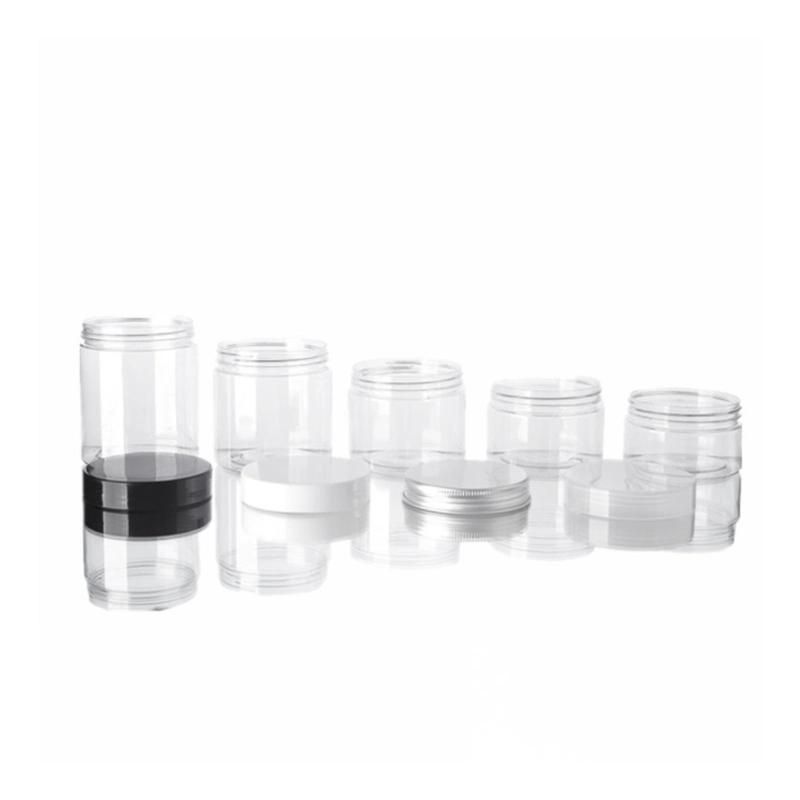 100cc 600ml 750ml Clear Amber Black Pet Plastic Cosmetic Pet Cream Jar Pill Jar