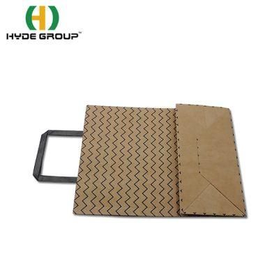 China Manufacturers Custom Printing Cheap Shopping Carry Packaging Recycled Brown Kraft Paper Bags for Coffee Brand Food Grocery
