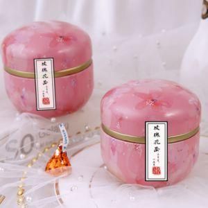 Pink Rose Tea Storage Box with Exquisite Design