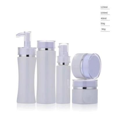 Ll43 Make-up Water and Lotion Essence Cream Bottle Cosmetic Bottle Glass Bottle Set Have Stock