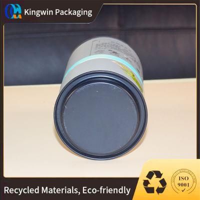 Cylinder Food Paper Box for Tea with Sealing Lid Creative Round Kraft Paper Tube Packaging