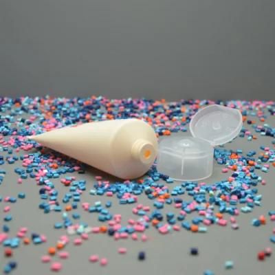 Round Shape Custom Design Color Plastic Cosmetic Tube Container Packaging for Facial Cleanser