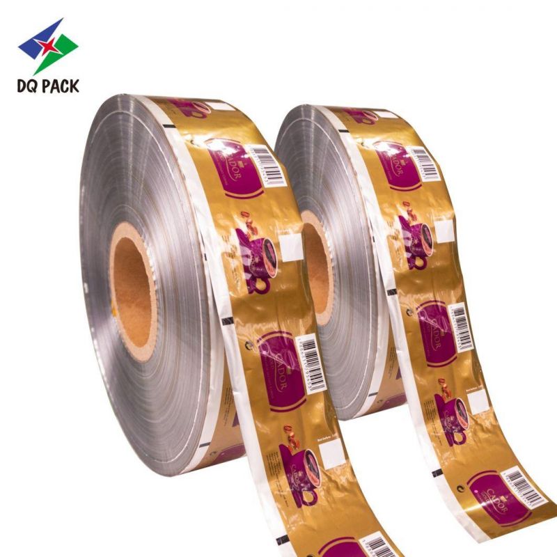 Q Pack Hot Sales Laminated Metalized Candy Biscuit Ice Cream, Dried Fruits Other Packaging Material Roll Film