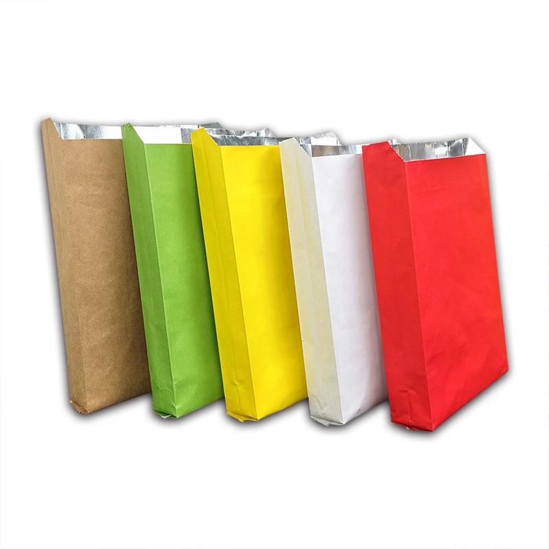 Food Packaging Wholesale Foil Lined Doner Kebab Chicken Paper Bag