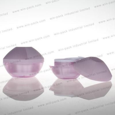 Factory Fancy Purple Luxury 5g Acrylic Cosmetic Jar for Skin Care Cream Packing