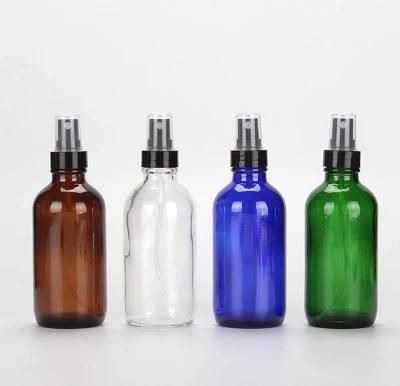 Amber Glass Bottle 5ml-100ml with Pump for Cosmetic Packing