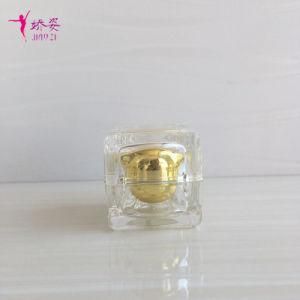 15g Round Corner Square Acrylic Cream Jar for Skin Care Packaging