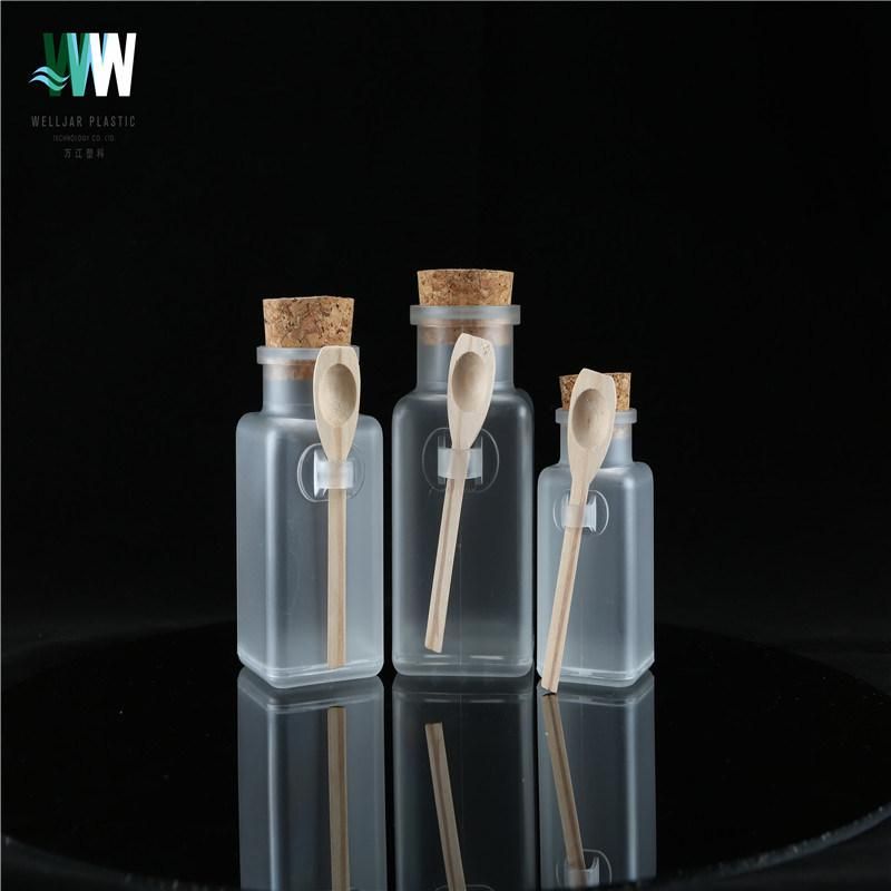 Wholesale Airtight Storage ABS Cosmetic Bottle with Spoon