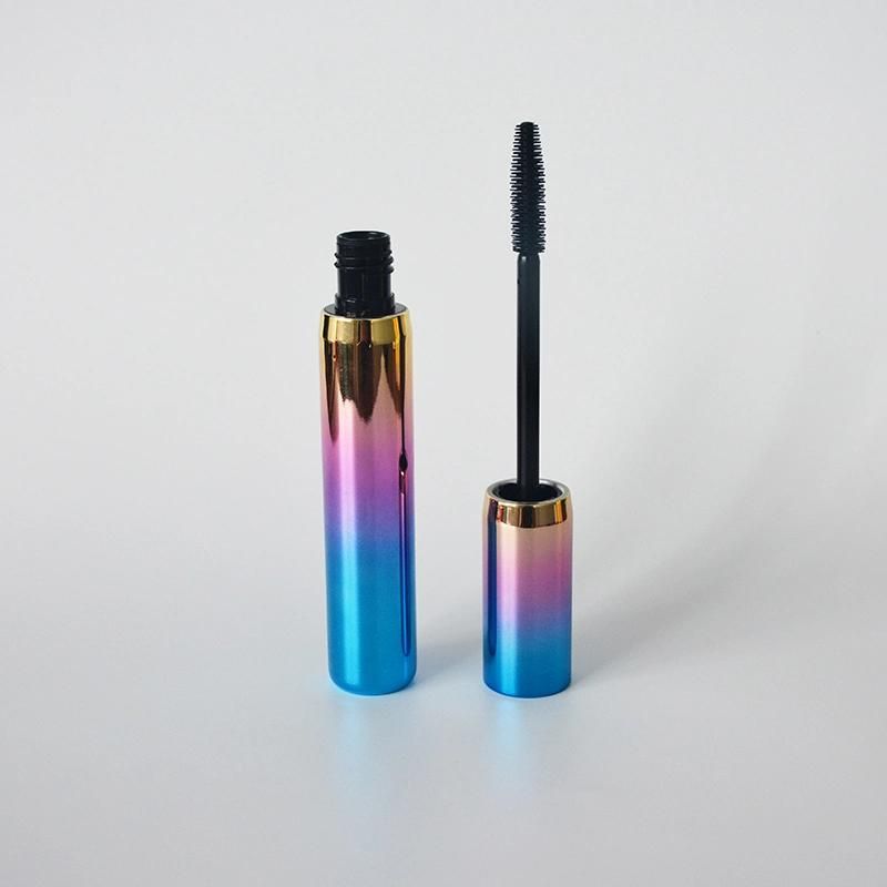 Bamboo Empty Mascara Tube for Cosmetics Skin Care Round Aluminium Mascara Tube Rose Silver Mascara Container