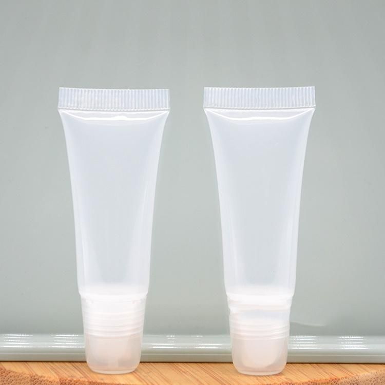 Lipgloss Makeup Cosmetics Tube Packaging Container Soft Transparent Tube