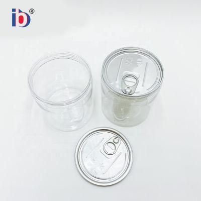 Pet Jars Biscuit Round Shape Packaging Food Plastic Jar Kaixin