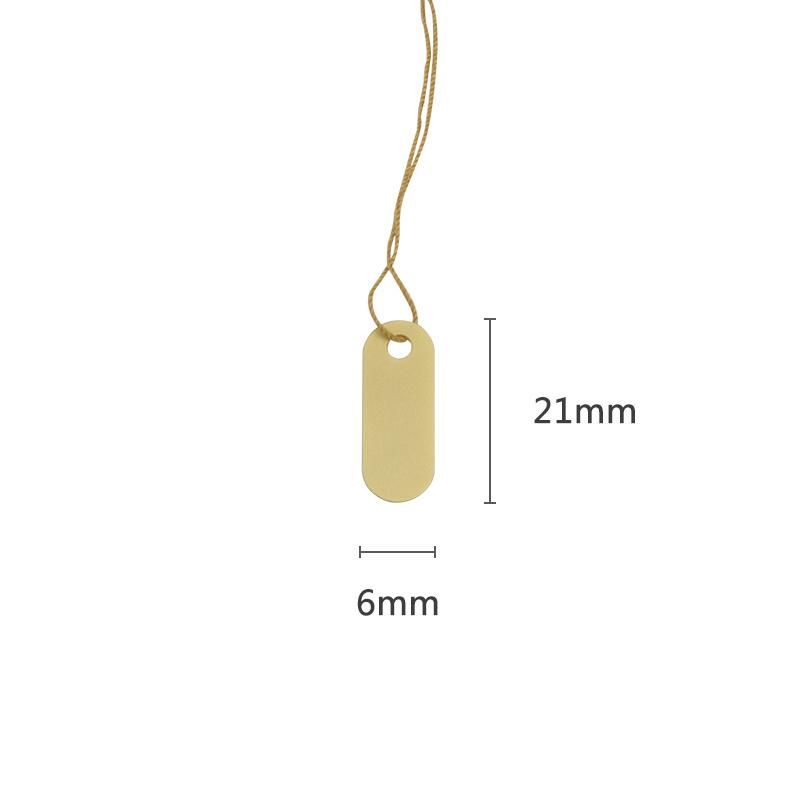 Custom PVC Merchandise Price Hang Tag for Jewelry (FP100-10)