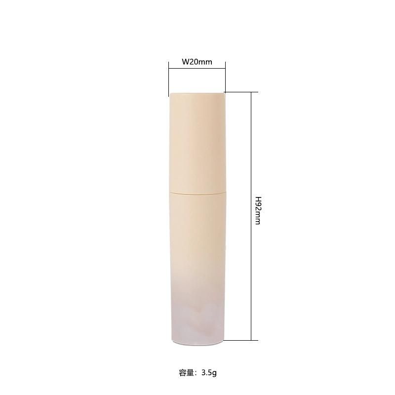 High-Grade Empty Gradient Pink DIY Cosmetic Lip Gloss Packaging Lip Gloss Tube with Wands