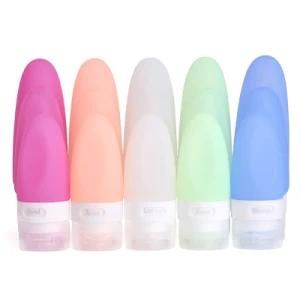 Silicone Travel Bottles Tubes Airline-Approved Shampoo Conditioner and Travel Squeeze Bottles