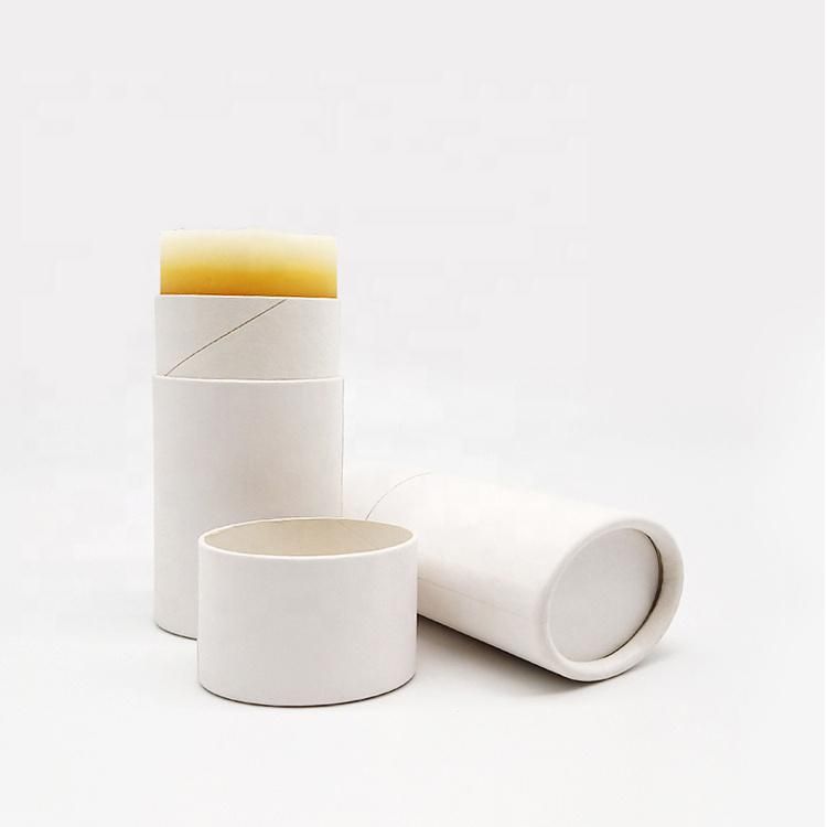 Cardboard Lip Balm Tube Black Container Push up Paper Tubes