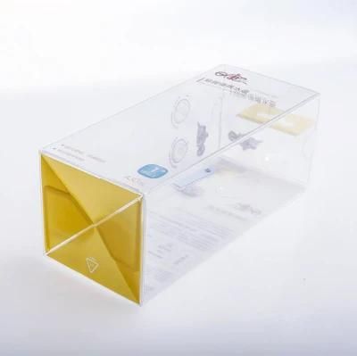 Custom Green Material Plastic Transparent Pet Plastic Box for Water Cup