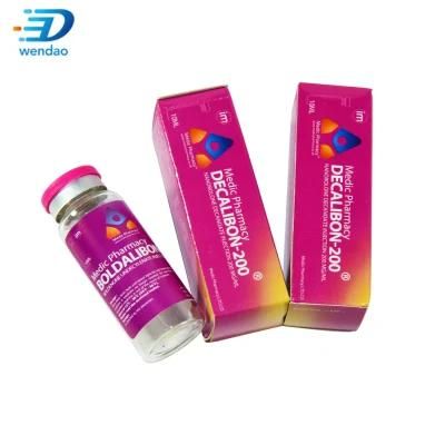 Free Sample Matt Lamination Printing Paper 10 Ml Vial Medicine Bottle Pill Packaging Box for Medical