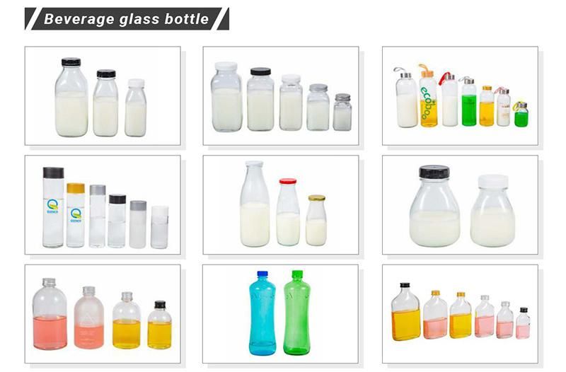 Wholesale 150ml 200ml 500ml Light Bulb Shape Juice Glass Bottle for Drinking