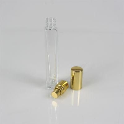 Square Shape Transparent 10ml Glass Perfume Bottle