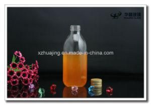 500ml Square Fancy Cooking Oil Glass Bottle with Screw Cap