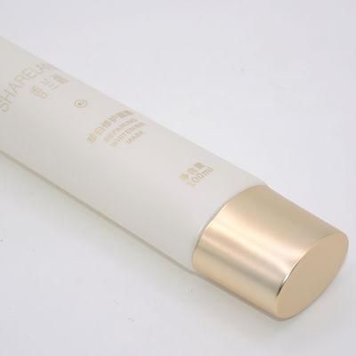 Empty Soft White Frosted Packaging Cosmetic Matte Plastic Squeeze Tube