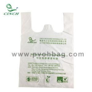 Biodegradable and Compostable Shopping Bag Plastic Shopping 100% Biodegradable Garbage Compostable Cornstarch Bag