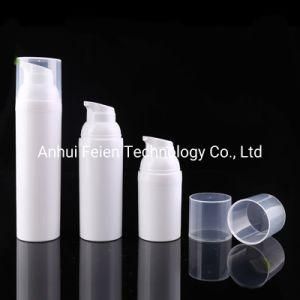 30ml 50ml Ml Luxury Silver Plastic Airless Pump Syringe Bottle for Cosmetic Cream