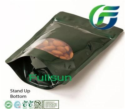 Plastic Food Packaging Bag Stand up Pouch Compound Aluminized Zipper Bag