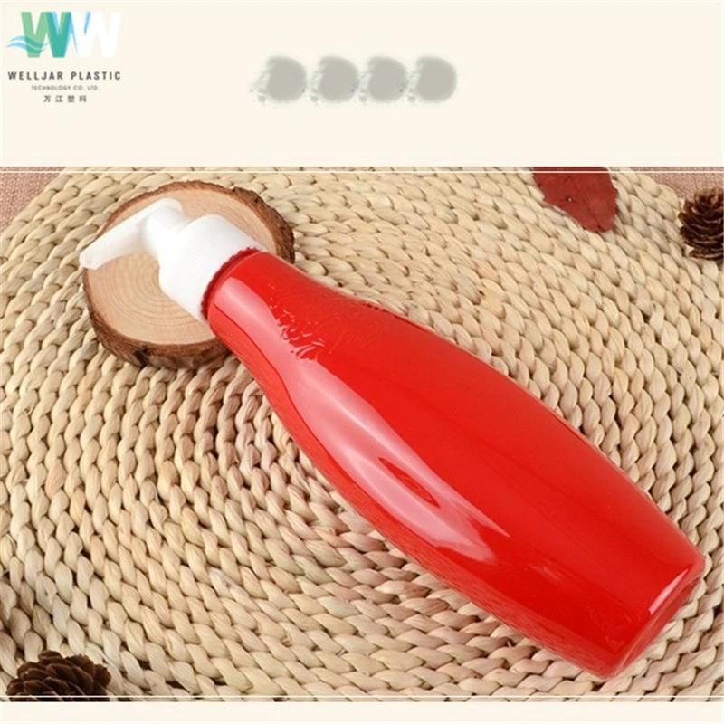 280ml Plastic Pet Shampoo Bottle with Press Lid