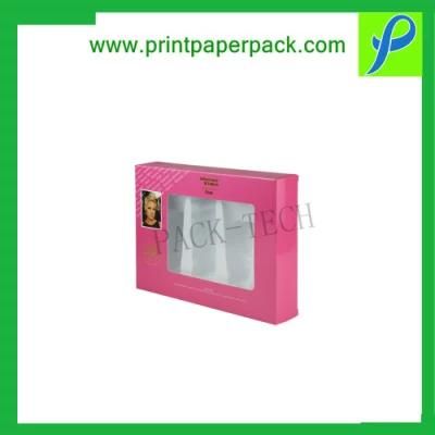 Custom Window Boxes Window Packaging Boxes for Cosmetic, Jewelry, Gift, Food, Toy