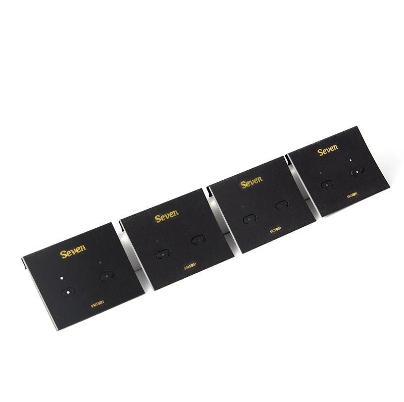 Custom Printed Foil Hot Stamp White Earring Packaging Card