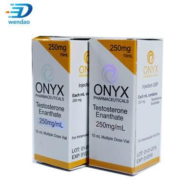 Custom Laser 10ml Hologram Steroid Pharma Brand Vial Labels and Boxes for Steroid Bottle Packaging