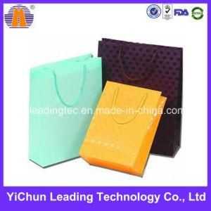 Fashionable Plastic Biodegradable Handle Gusset Gift Packaging Bag